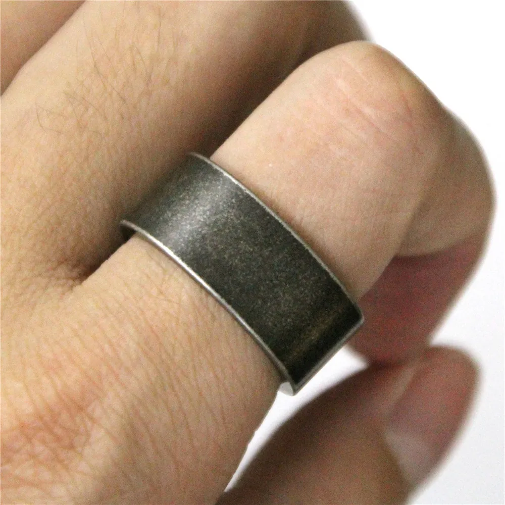 

1pc Support Drop Ship Cool Cycle Ring 316L Stainless Steel Men Boys Biker Style Ring