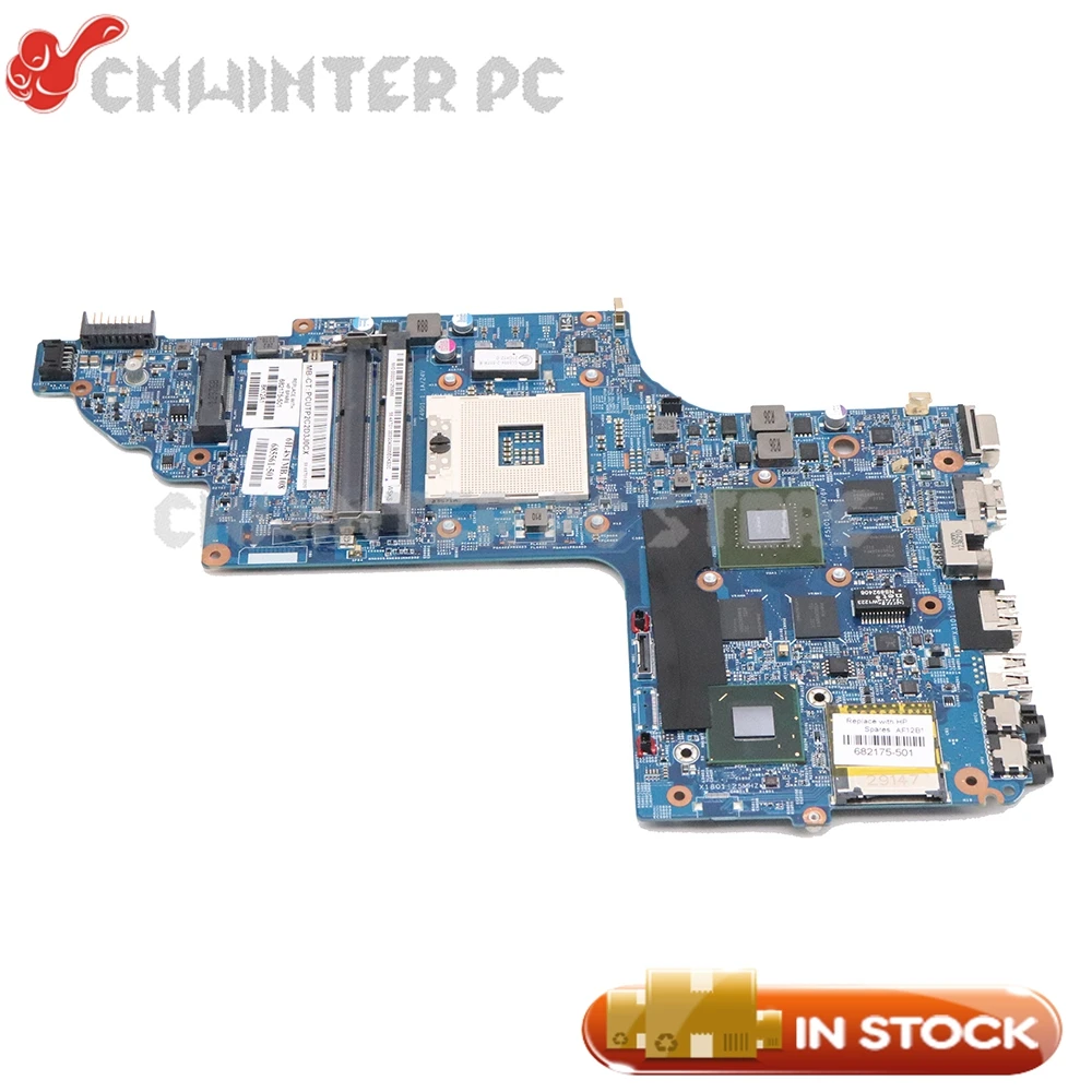 NOKOTION For HP Pavilion DV6-7000 Laptop Motherboard HM77 GT650M 2GB 682172-001 682175-501 682174-001 682175-001 48.4ST06.011
NOKOTION For HP Pavilion DV6-7000 Laptop Motherboard HM77 GT650M 2GB 682172-001 682175-501 682174-001 682175-001 48.4ST06.011