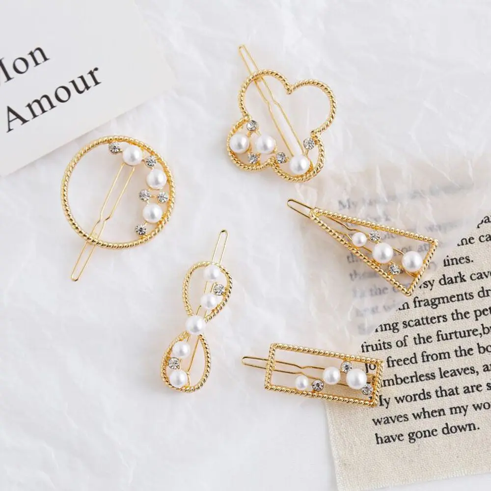 1Pc Fashion Women Metal Pearl Rhinestone Hair Clip Hair Accessories Hairpins Girls Barrette Headwear
1Pc Fashion Women Metal Pearl Rhinestone Hair Clip Hair Accessories Hairpins Girls Barrette Headwear