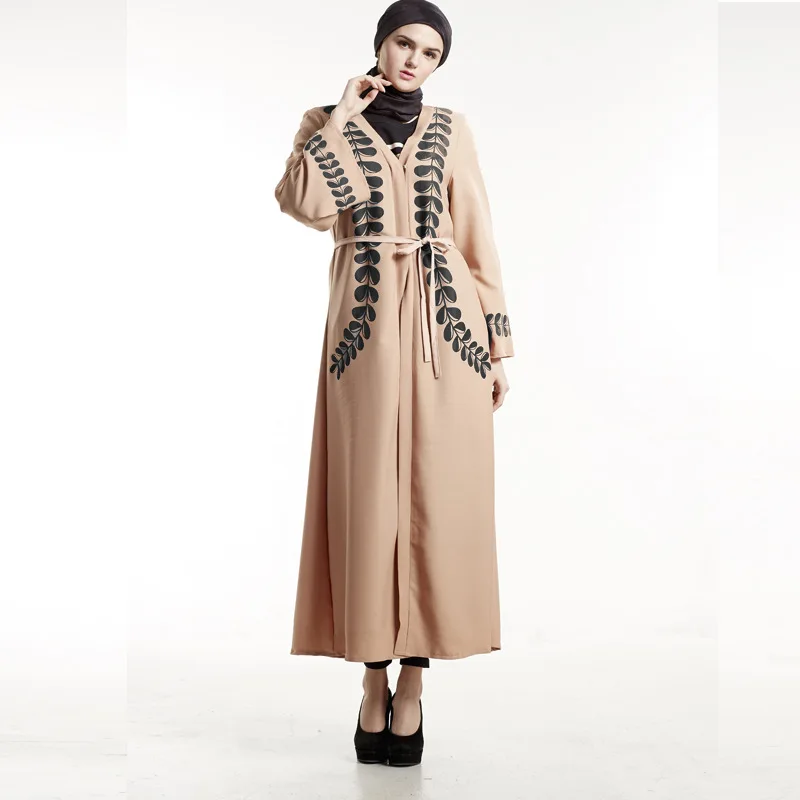 Muslim Abaya 2017 New Adult Casual Lace Robe Musulmane Turkish Printed Abaya Muslim Dress Cardigan Robes Arab Worship Service
Muslim Abaya 2017 New Adult Casual Lace Robe Musulmane Turkish Printed Abaya Muslim Dress Cardigan Robes Arab Worship Service