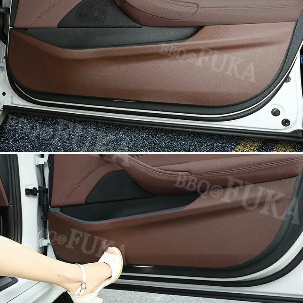 BBQ @ FUKA для BMW 5 серии 520i 530e 530i xDrive 540d 540i 550i 2018 коричневая защитная накладка