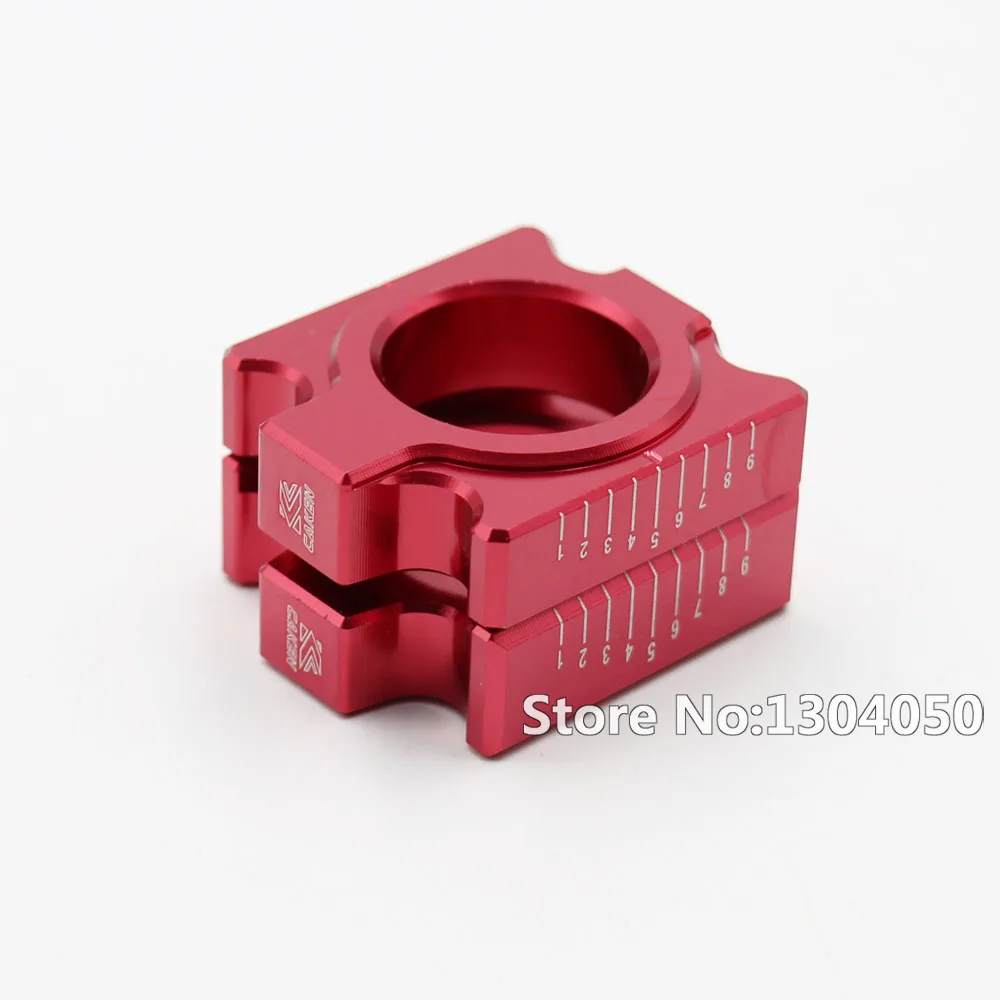 CNC Billet Chain Adjuster Rear Axle Block For Honda CR125R 205R CRF250R X 450R X Motocross ENDURO Supermoto Dirt Bike Red
CNC Billet Chain Adjuster Rear Axle Block For Honda CR125R 205R CRF250R X 450R X Motocross ENDURO Supermoto Dirt Bike Red