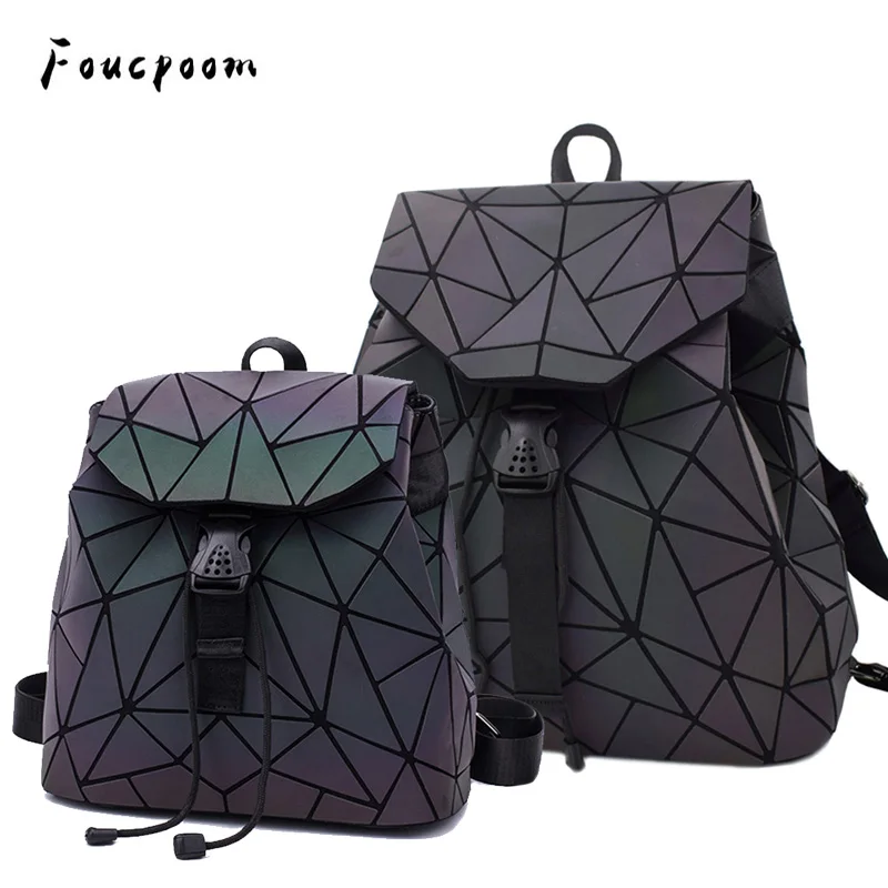 Fashion Women Luminous Backpacks Female Shoulder Bag Girl Daily Backpack Geometry School Folding Bag Travel School Bags Hologram
Fashion Women Luminous Backpacks Female Shoulder Bag Girl Daily Backpack Geometry School Folding Bag Travel School Bags Hologram