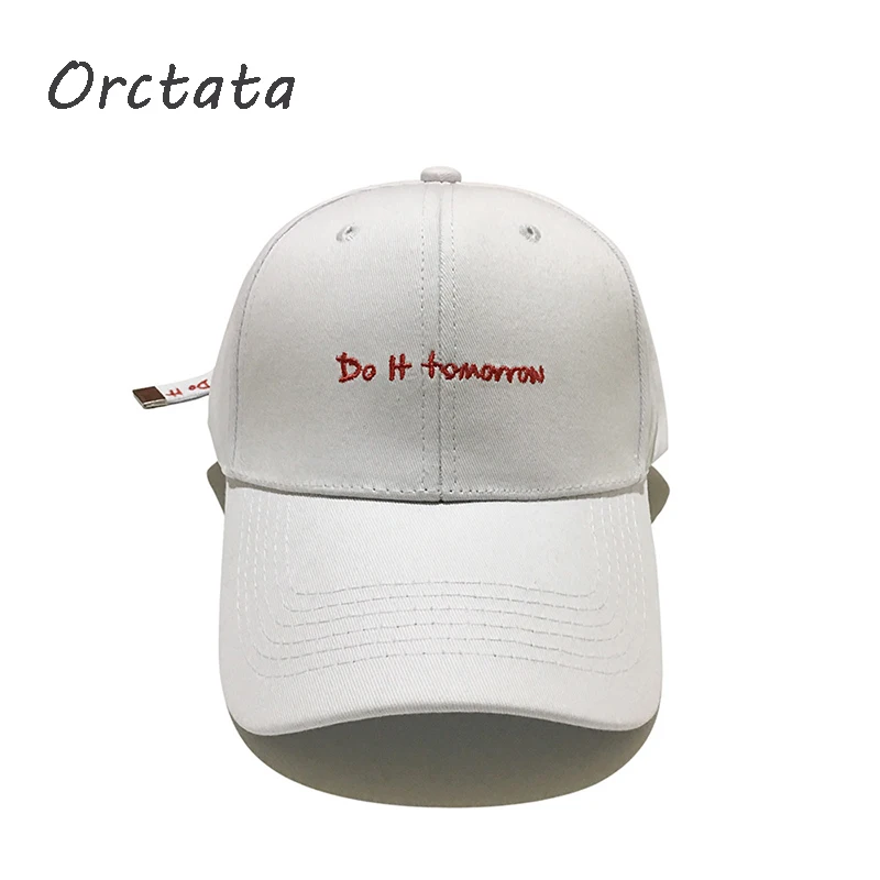 DO IT TOMORROW Letter White Baseball Cap Hat Women Men Unisex Fashion Adjustable Sunscreen Sun Hats Beach Cotton Snapback Hat
DO IT TOMORROW Letter White Baseball Cap Hat Women Men Unisex Fashion Adjustable Sunscreen Sun Hats Beach Cotton Snapback Hat