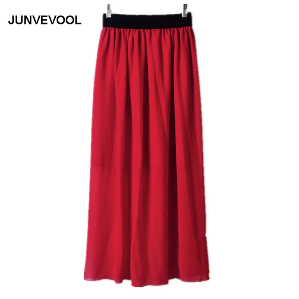 Long Chiffon Skirt Beach Party Elegant Sexy Clothing Women Casual Club Vintage Female Free Size High Waist 20 Color Skirts
Long Chiffon Skirt Beach Party Elegant Sexy Clothing Women Casual Club Vintage Female Free Size High Waist 20 Color Skirts