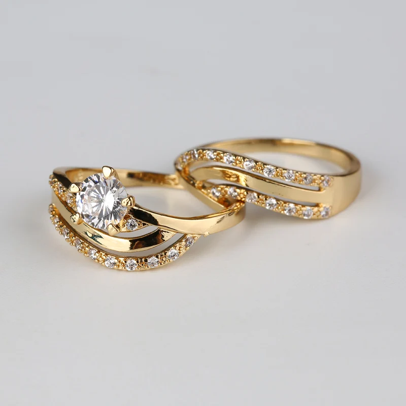 Kfvanfi Gifts New Copper Brass Cubic Zirconia Stone Gold Color Couple Elegant Rings Jewelry For Women Wedding Bridal Engagement
Kfvanfi Gifts New Copper Brass Cubic Zirconia Stone Gold Color Couple Elegant Rings Jewelry For Women Wedding Bridal Engagement