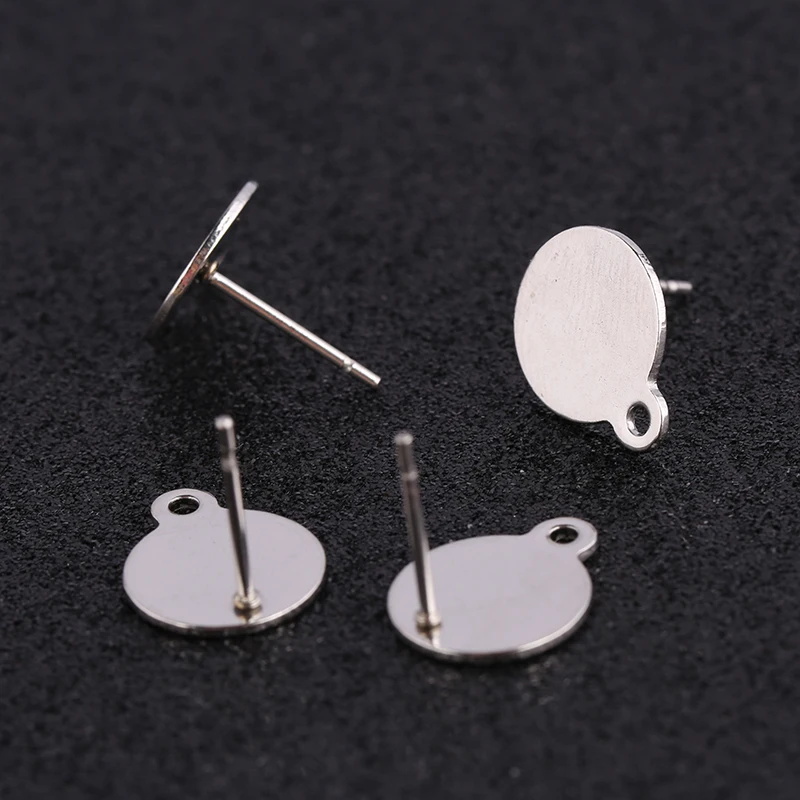 onwear 20pcs 10mm stainless steel disc stud earring connectors diy blank post earrings with loop for making jewelry
onwear 20pcs 10mm stainless steel disc stud earring connectors diy blank post earrings with loop for making jewelry