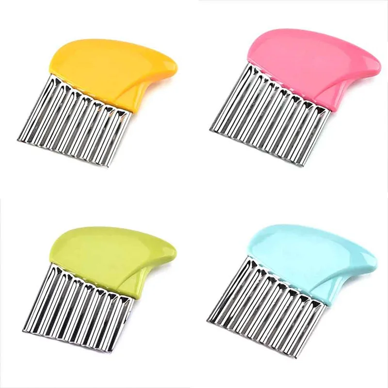 Practical Potato Wavy Edged Knife Kitchen Gadget Vegetable Fruit Cutter Kitchen Cooking Tools Accessories
Practical Potato Wavy Edged Knife Kitchen Gadget Vegetable Fruit Cutter Kitchen Cooking Tools Accessories