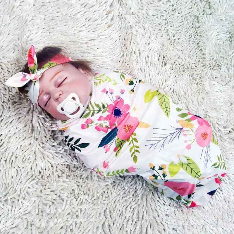 Baby Blankets Printed Newborn Infant Baby Boys Girls Sleeping Swaddle Muslin Wrap +Headband 2PC Photography Prop
Baby Blankets Printed Newborn Infant Baby Boys Girls Sleeping Swaddle Muslin Wrap +Headband 2PC Photography Prop