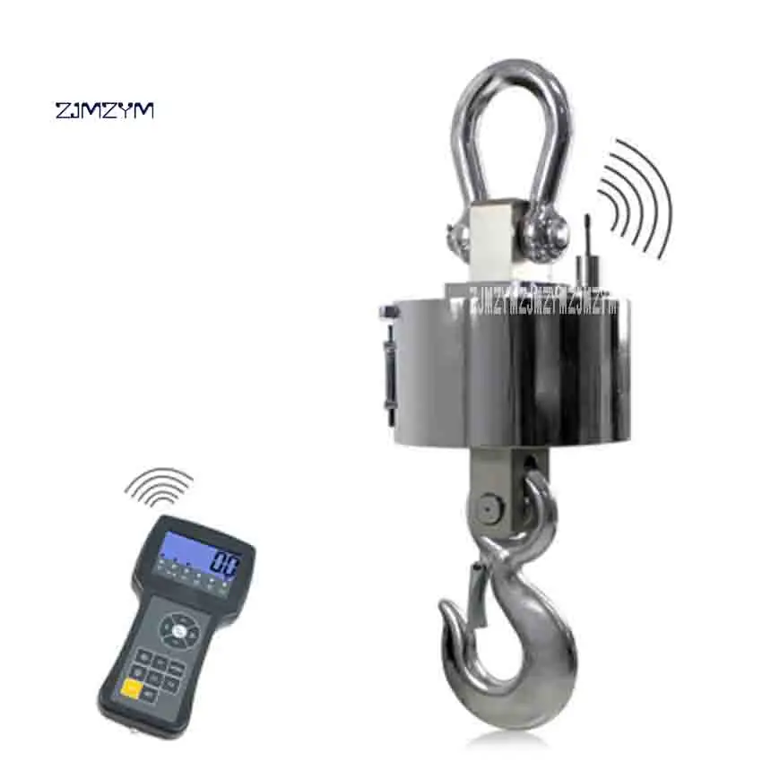 ZJMZYM New Arrival OCS-5T 5 Ton Hook Scale Wireless Digital Electronic Hanging Crane Scale With Wireless Handheld Meter 5T/2KG
ZJMZYM New Arrival OCS-5T 5 Ton Hook Scale Wireless Digital Electronic Hanging Crane Scale With Wireless Handheld Meter 5T/2KG