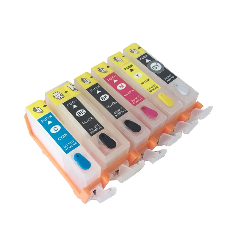 6pcs BCI-320 BLI-321 Refillable Ink Cartridges Empty for Canon PIXUS MP980 Printer Cartridge with Auto Reset chips
6pcs BCI-320 BLI-321 Refillable Ink Cartridges Empty for Canon PIXUS MP980 Printer Cartridge with Auto Reset chips
