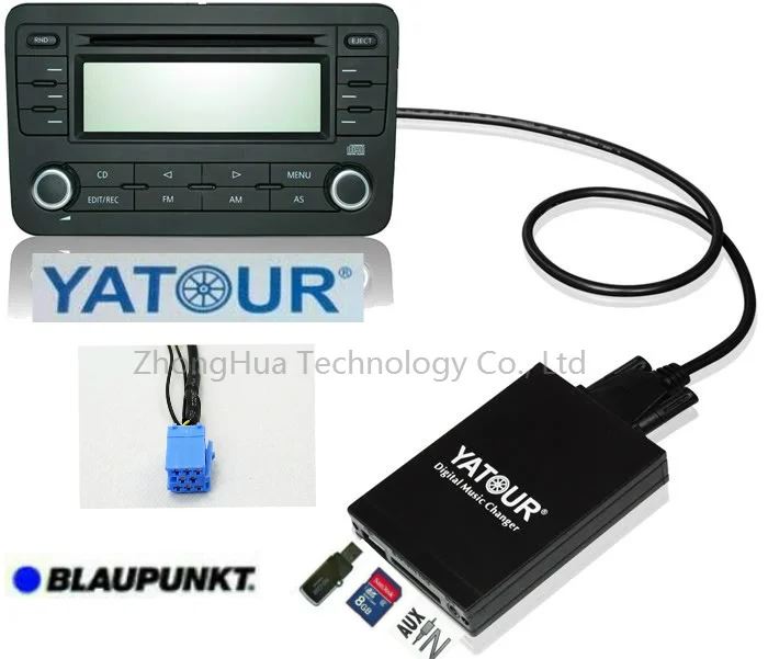 Yatour Digital Music Car Audio USB Stereo Adapter MP3 AUX Bluetooth for Blaupunkt Rover 25/45/MGF interface CD Changer Player
Yatour Digital Music Car Audio USB Stereo Adapter MP3 AUX Bluetooth for Blaupunkt Rover 25/45/MGF interface CD Changer Player