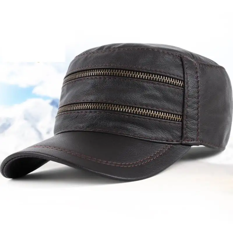 GBCNYIER Fashion Real Leather Army Hat Spring Keep Warm Goat Leather Male Cap Fashion Outdoor Stroll Men'S Visor
GBCNYIER Fashion Real Leather Army Hat Spring Keep Warm Goat Leather Male Cap Fashion Outdoor Stroll Men'S Visor
