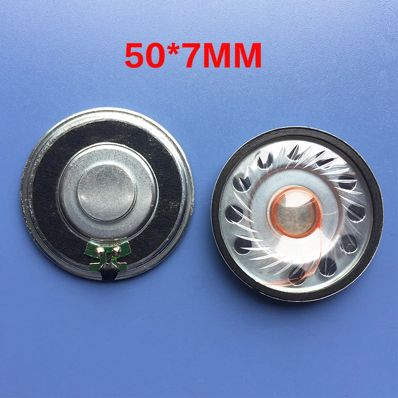 New waterproof sound speaker 8 ohms 1 watt 8R 1W speaker diameter 50MM 5cm thickness 7MM Loudspeaker
New waterproof sound speaker 8 ohms 1 watt 8R 1W speaker diameter 50MM 5cm thickness 7MM Loudspeaker