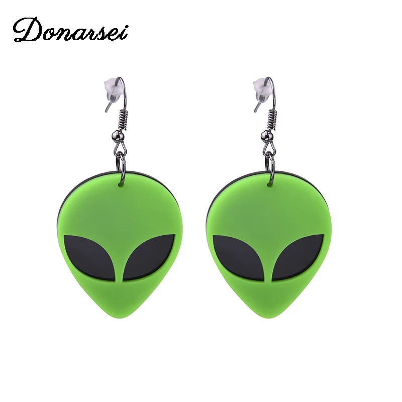 Donarsei Personality Alien Acrylic Earrings For Women Fashion Spaceship UFO Drop Dangling Earrings Nightclub Jewelry
Donarsei Personality Alien Acrylic Earrings For Women Fashion Spaceship UFO Drop Dangling Earrings Nightclub Jewelry