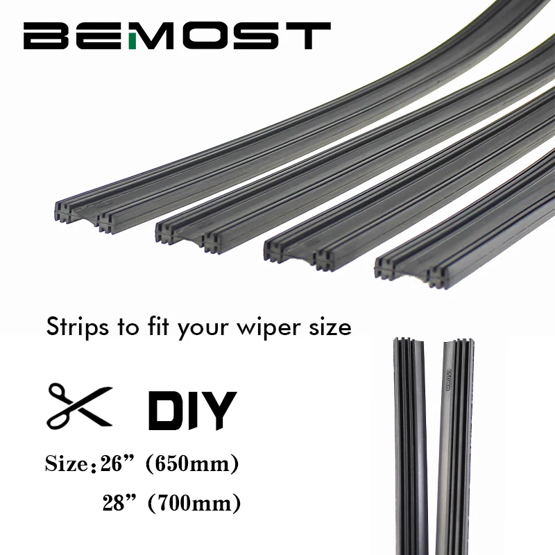 BEMOST Car accessories Car Windshield Wiper Insert Rubber Strip (Refill) 6mm Soft 26" 28" Universal Frameless Wiper Blade 4pcs
BEMOST Car accessories Car Windshield Wiper Insert Rubber Strip (Refill) 6mm Soft 26" 28" Universal Frameless Wiper Blade 4pcs