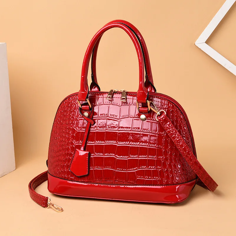 New Arrival Women Handbags European Design Alligator Leather Lady Shoulder Bags Female Girl Brand Luxury Crossbody Shell Bag | Багаж и