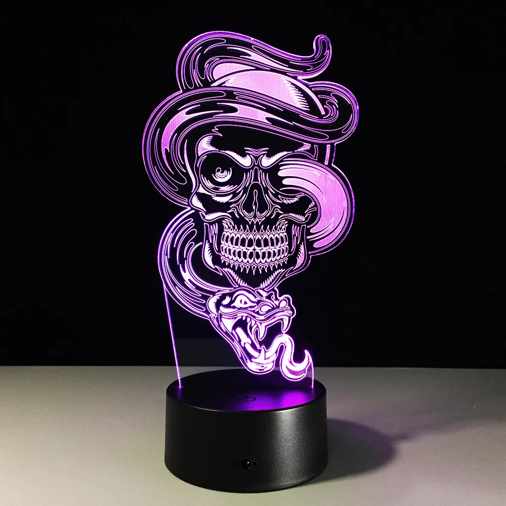 Colorful Cartoon Ghost 3D Night Light Led Touch 3D Illusion Table Lamp Remote Touch Switch Children Xmas Gift
Colorful Cartoon Ghost 3D Night Light Led Touch 3D Illusion Table Lamp Remote Touch Switch Children Xmas Gift
