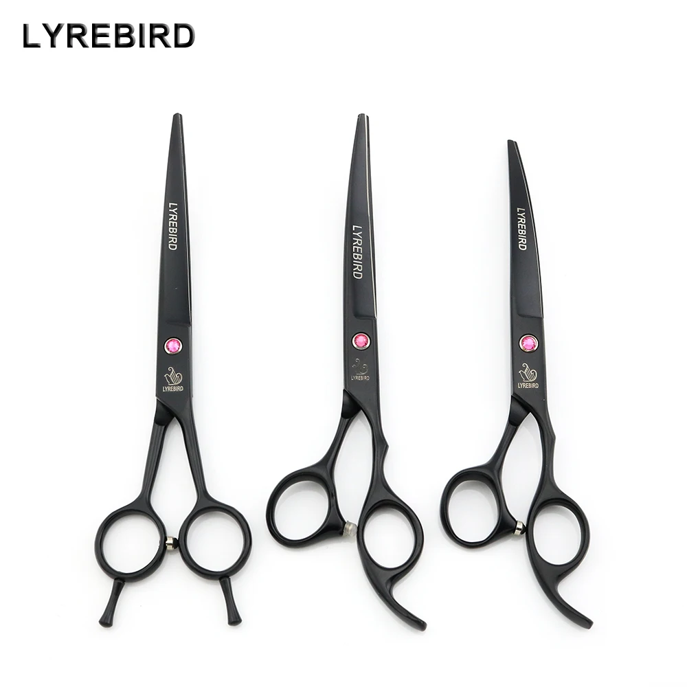 Pet Dog Grooming Shears 7 INCH Curved Scissors Black Red Pink Yellow Purple Lyrebird Simple Packing NEW
Pet Dog Grooming Shears 7 INCH Curved Scissors Black Red Pink Yellow Purple Lyrebird Simple Packing NEW