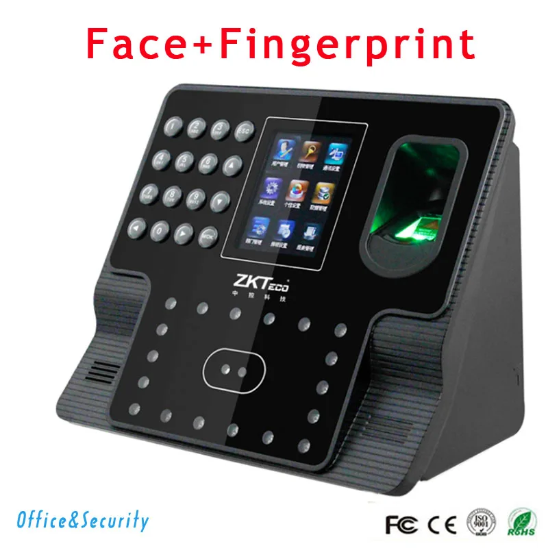 Multilanguage ZKteco iface102 Iface 102 Биометрические лица Фингерпринта multifuncitonal время записи