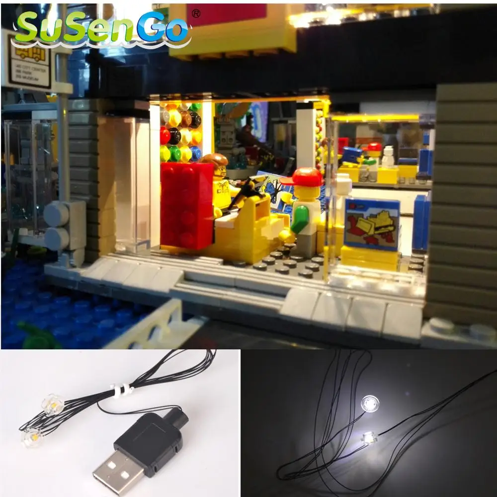 SuSenGo LED Light Kit For Building Blocks Bricks Model Accessories Toys USB Charge Can Decorate All Building Blocks
SuSenGo LED Light Kit For Building Blocks Bricks Model Accessories Toys USB Charge Can Decorate All Building Blocks