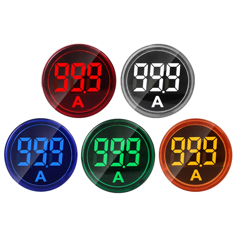 Power 220VAC 22mm Digital Display Ampermeter Monitor Current Indicator Signal Light Ammeter Tester Measuring 0-100A Ampere Meter
Power 220VAC 22mm Digital Display Ampermeter Monitor Current Indicator Signal Light Ammeter Tester Measuring 0-100A Ampere Meter