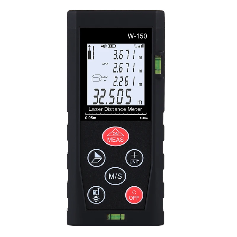 Laser range finder 100/120/150m electronic Distance tape measure metro rangefinder laser Digital Laser Distance Meter
Laser range finder 100/120/150m electronic Distance tape measure metro rangefinder laser Digital Laser Distance Meter
