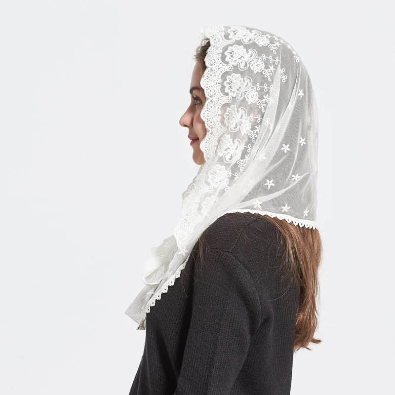 Модный дизайн кружевная Фата для невесты и подружки повязка на голову фуляр