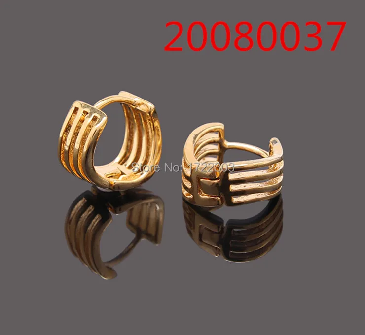 

Bangrui Small Earrings Sutd for Girls/Kids Gold Color infinity Earrings Ethiopia Girls Jewelry Arab Gifts