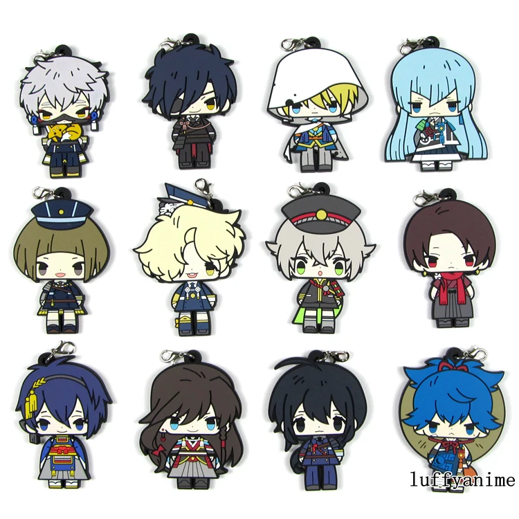 Touken Ranbu Rubber Pendant Mascot Heshikiri Hasebe Mikazuki Munechika Gokotai Cute Anime accessories phone Strap Charm Keychain
Touken Ranbu Rubber Pendant Mascot Heshikiri Hasebe Mikazuki Munechika Gokotai Cute Anime accessories phone Strap Charm Keychain