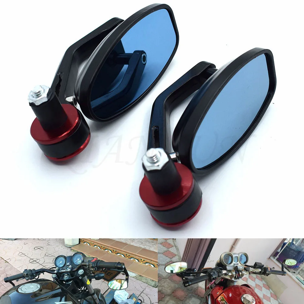 Universal 22mm 7/8" Motorcycle Handle Bar End Rearview Side Mirrors For HONDA PCX 125/150 PCX125 PCX150 CBR500R CB500F CB500X
Universal 22mm 7/8" Motorcycle Handle Bar End Rearview Side Mirrors For HONDA PCX 125/150 PCX125 PCX150 CBR500R CB500F CB500X