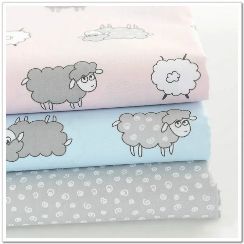 3 Colors Printed Sheep 100% Cotton Twill Baby Bedding Quilting Fabric by meter DIY handmade craft sewing fabric
3 Colors Printed Sheep 100% Cotton Twill Baby Bedding Quilting Fabric by meter DIY handmade craft sewing fabric