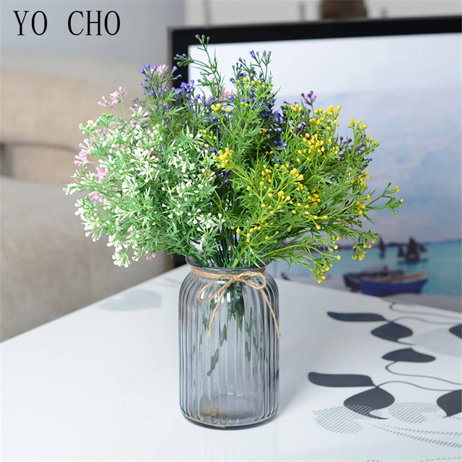 YO CHO Mini White Flowers Pearl Grass Artificial Flowers Bonsai Wedding Home Decoration Water Grass Plastic Plantes Fake Flowers
YO CHO Mini White Flowers Pearl Grass Artificial Flowers Bonsai Wedding Home Decoration Water Grass Plastic Plantes Fake Flowers