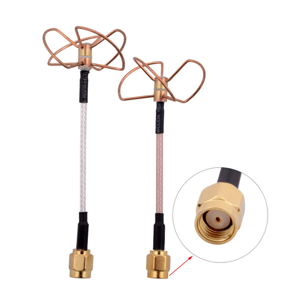 2pcs FPV 5.8G 5.8ghz Clover 3 Blade Transmitting w/4 Blade Receiving Aerial Antenna Straight/Bore Connector for fatshark
2pcs FPV 5.8G 5.8ghz Clover 3 Blade Transmitting w/4 Blade Receiving Aerial Antenna Straight/Bore Connector for fatshark