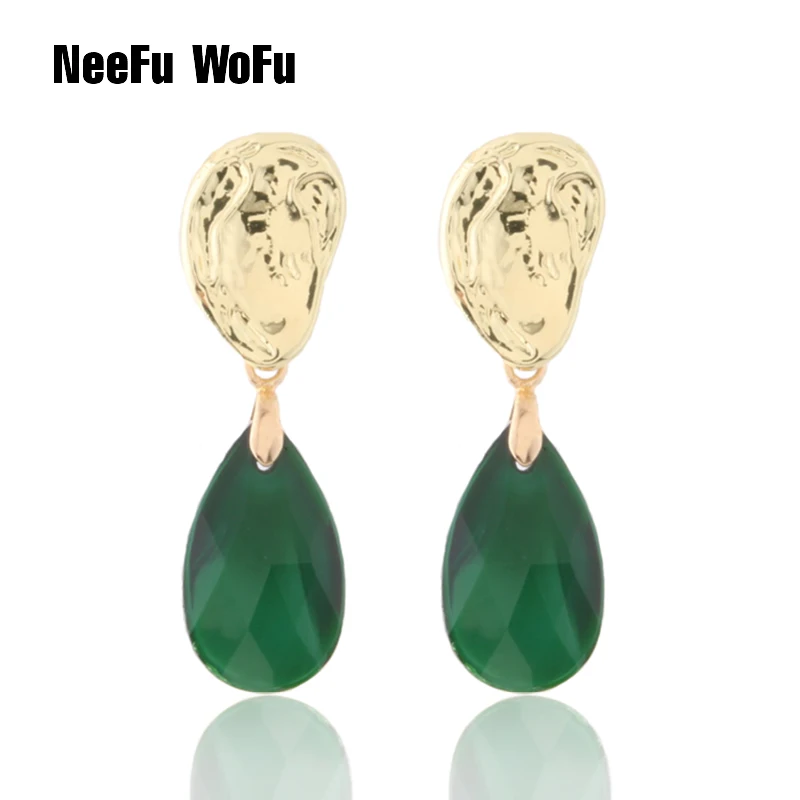 NeeFu WoFu Drop Crystal Earring charm Glass Earrings Dangle Brand Large Brinco Christmas Ear Accessories Oorbellen
NeeFu WoFu Drop Crystal Earring charm Glass Earrings Dangle Brand Large Brinco Christmas Ear Accessories Oorbellen