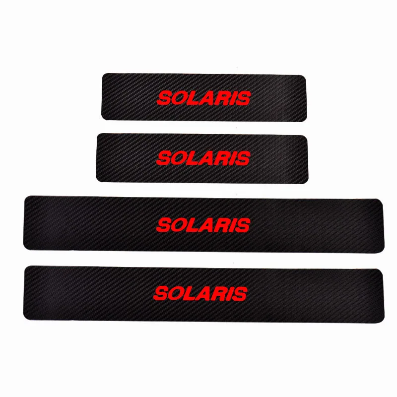 Car Door Threshold Guard For Hyundai Solaris 4Pcs Carbon Fiber Pu leather Car Accessories
Car Door Threshold Guard For Hyundai Solaris 4Pcs Carbon Fiber Pu leather Car Accessories