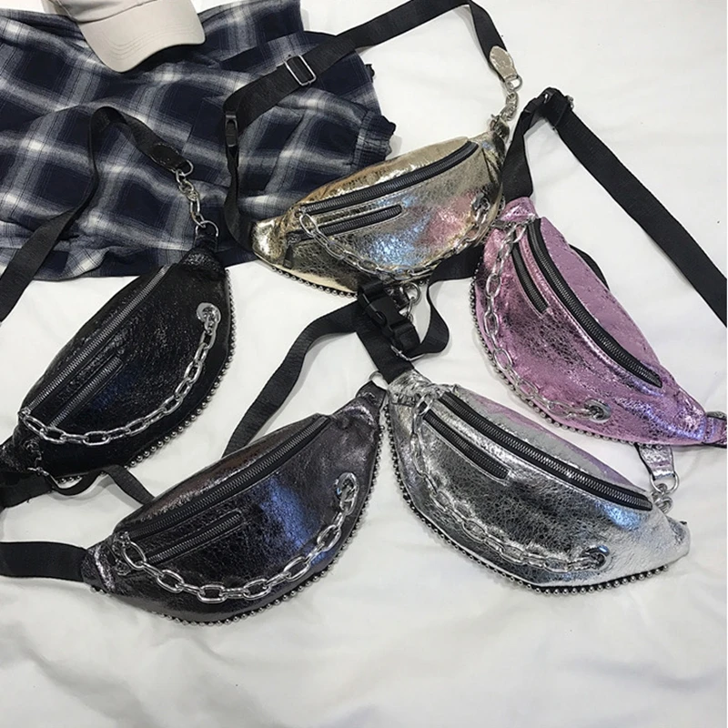 New Fashion Women Shinny Travel Waist Fanny Pack Belt Wallet PU Leather Bum Bag Pouch Chain Strap
New Fashion Women Shinny Travel Waist Fanny Pack Belt Wallet PU Leather Bum Bag Pouch Chain Strap