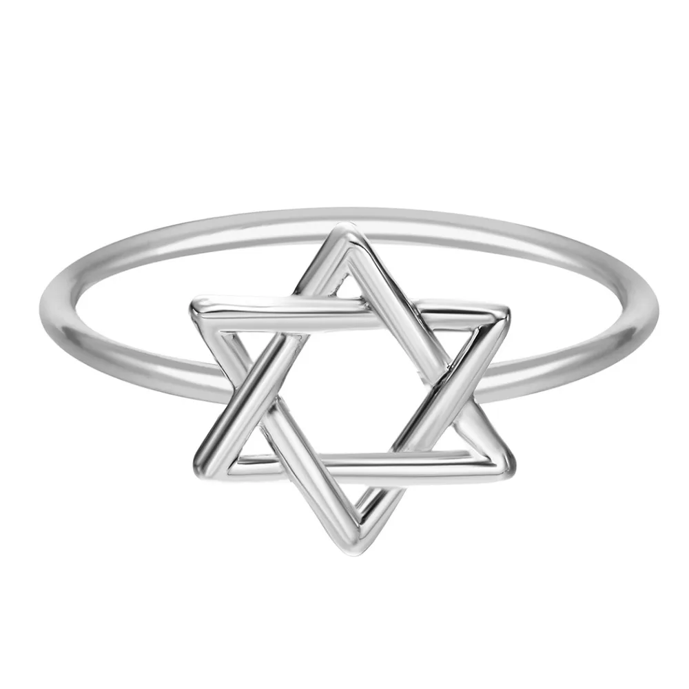 Kinitial New Hollow Star Of David Ring for Women's Geometric Hexagram Ring Religious Jewelry for Drop Shipping anillos mujer
Kinitial New Hollow Star Of David Ring for Women's Geometric Hexagram Ring Religious Jewelry for Drop Shipping anillos mujer