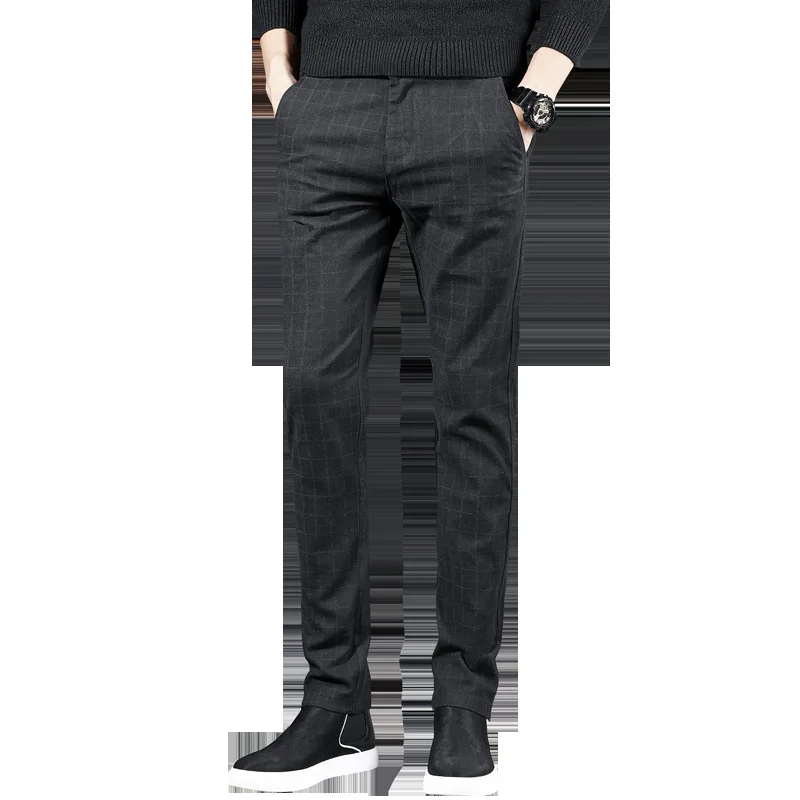 Plus Size 40 Men Spring Summer Brand New Business Casual Pants Washed Cotton Solid Fashion Soft Trousers Clothing | Мужская одежда