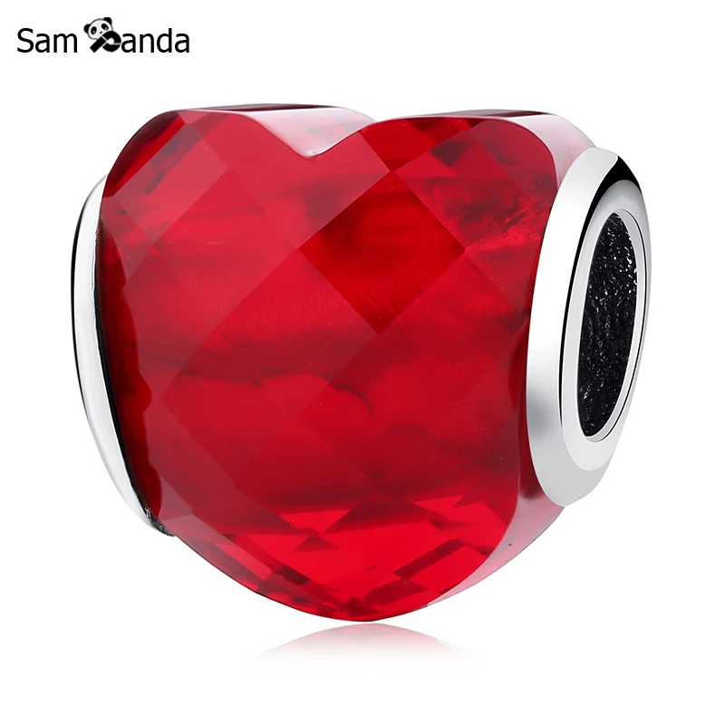 2018 Authentic 925 Sterling Silver Charm Facets Murano Glass Heart Beads Fit Pandora Original Bracelets DIY Jewelry Gifts
2018 Authentic 925 Sterling Silver Charm Facets Murano Glass Heart Beads Fit Pandora Original Bracelets DIY Jewelry Gifts