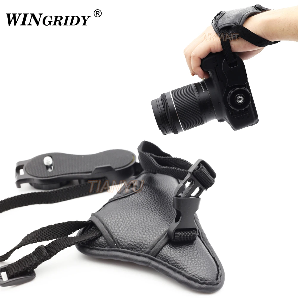 Genuine Leather Wrist Hand Strap Black Leather Camera Hand Strap Grip High Quality Triangular SLR/DSLR Camera Leather Soft Belt
Genuine Leather Wrist Hand Strap Black Leather Camera Hand Strap Grip High Quality Triangular SLR/DSLR Camera Leather Soft Belt