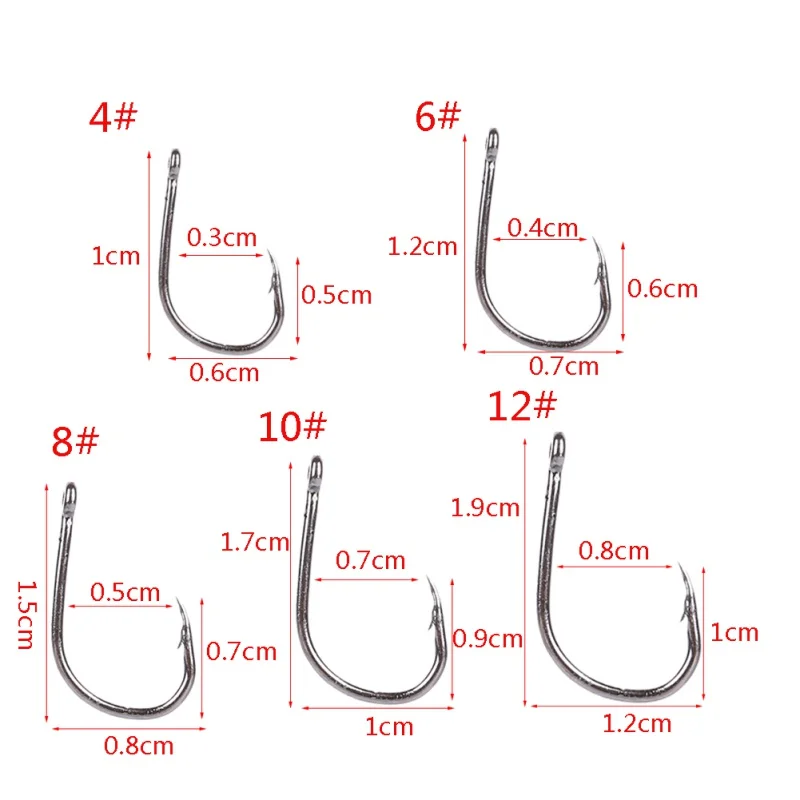 100 Pcs/Box High Efficiency Barbed Fishing Hooks High Carbon Steel Fishhooks barbed Hook Lake River Ocean Fishing Fishhooks
100 Pcs/Box High Efficiency Barbed Fishing Hooks High Carbon Steel Fishhooks barbed Hook Lake River Ocean Fishing Fishhooks