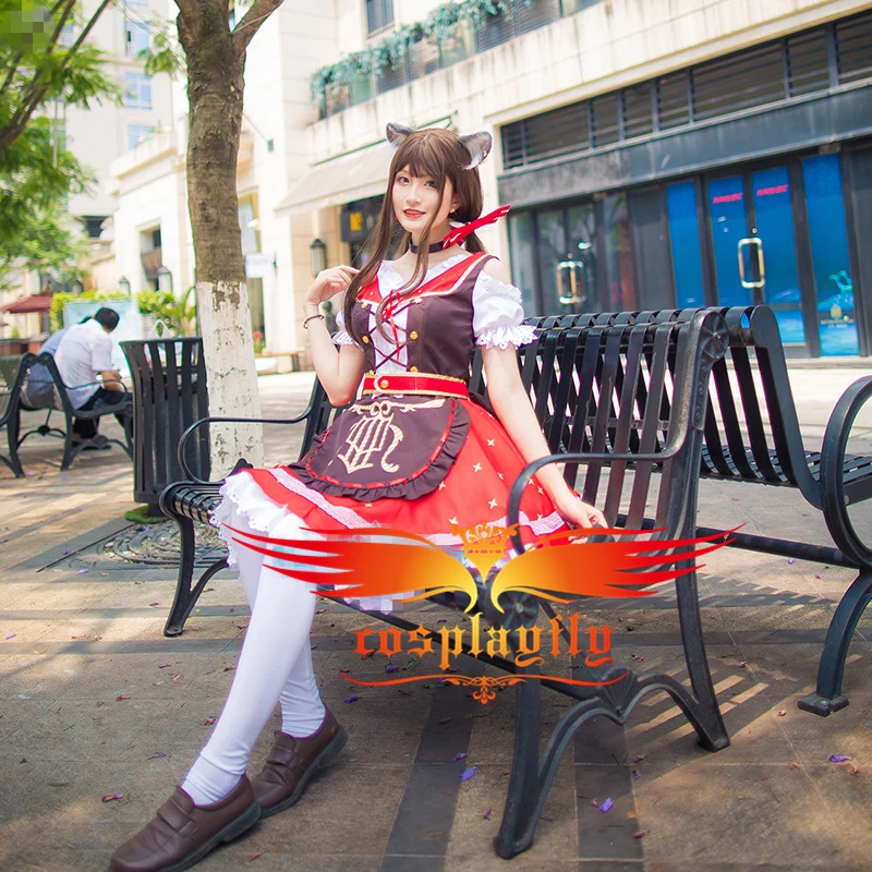 Аниме LoveLive!Sunshine! Aqours Bremen Band Kurosawa Dia косплей костюм женское платье фартук ожерелье