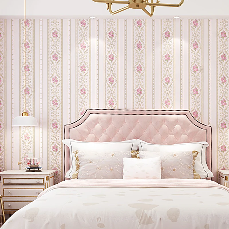 Creative European Flower Striped Wall Paper Self Adhesive Stripes 3d Floral Romantic Wallpaper for Bedroom Wall Decoration ZQ028
Creative European Flower Striped Wall Paper Self Adhesive Stripes 3d Floral Romantic Wallpaper for Bedroom Wall Decoration ZQ028