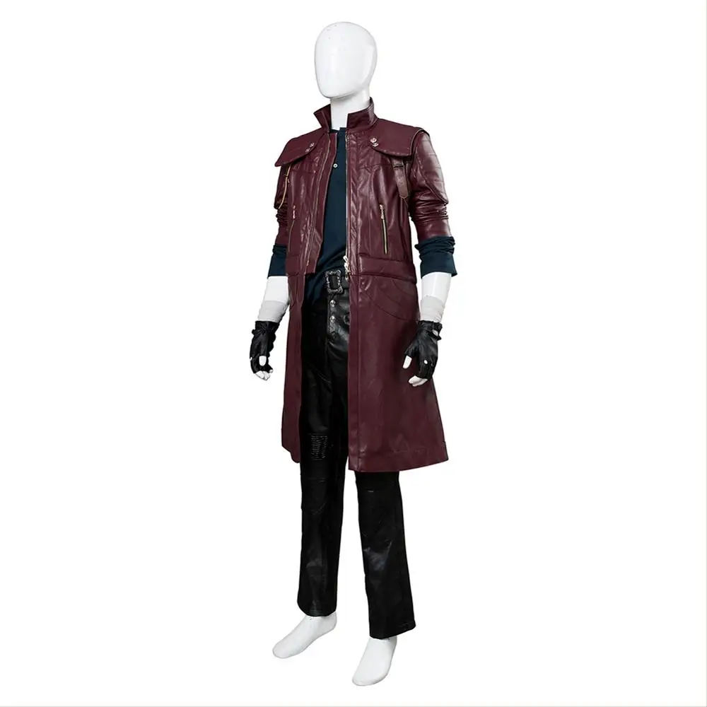 DMC Dante Outfit Cosplay Costume Leather Coat Full Suit Halloween Carnival Costume For Adult Women Custom
DMC Dante Outfit Cosplay Costume Leather Coat Full Suit Halloween Carnival Costume For Adult Women Custom