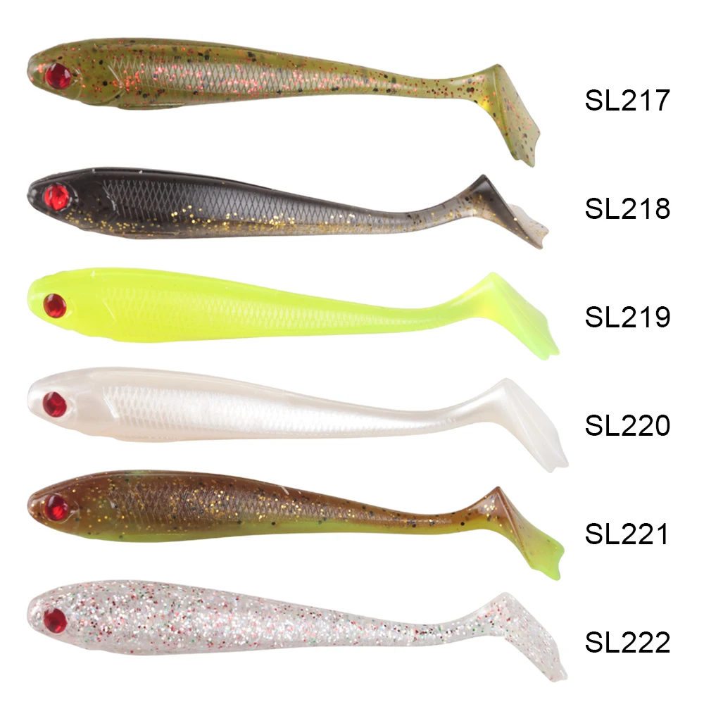 TAF 2019 New Soft Baits 8Pcs 9cm 6.1g Soft Fishing Lure T Tail 3D Eyes Silicone Artificial Lure Wobblers for Carp Fishing Worm
TAF 2019 New Soft Baits 8Pcs 9cm 6.1g Soft Fishing Lure T Tail 3D Eyes Silicone Artificial Lure Wobblers for Carp Fishing Worm