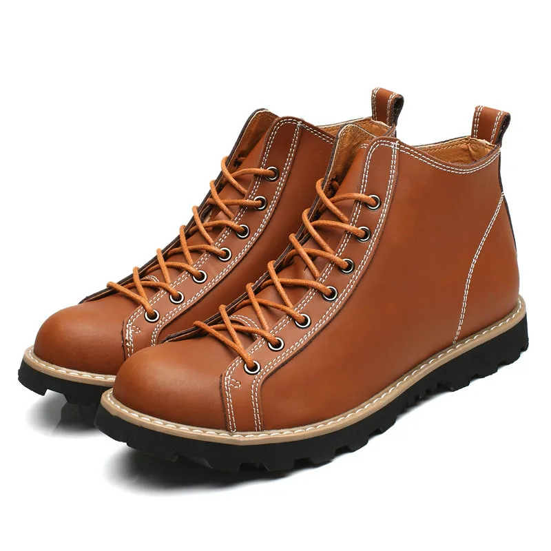 New Fashion Mens Leather Shoes Waterproof Men Boots Comfortable Genuine Leather Boots Quality Autumn Ankle Boots For Men 886
New Fashion Mens Leather Shoes Waterproof Men Boots Comfortable Genuine Leather Boots Quality Autumn Ankle Boots For Men 886