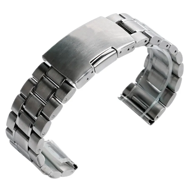18/20/22mm Men Stainless Steel Wrist Band Watch Strap Silver/Black/Gold Push Button Fold Over Clasp Replacement Bracelet
18/20/22mm Men Stainless Steel Wrist Band Watch Strap Silver/Black/Gold Push Button Fold Over Clasp Replacement Bracelet