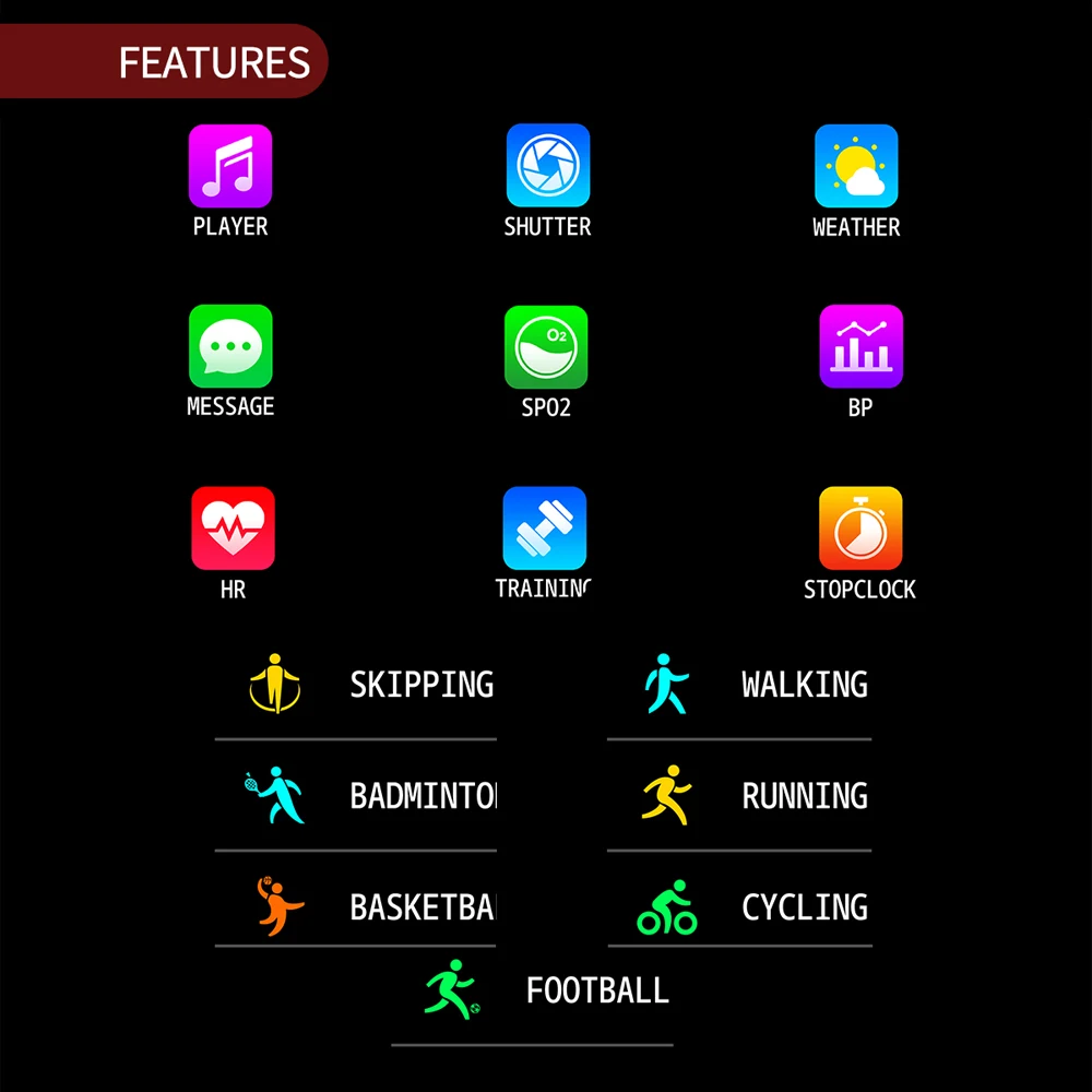 Smart Watch Men Heart Rate Step Smart Watches Full Touch Screen Bluetooth Smartwatch Fitness Tracker Watch for Android IOS Phone
Smart Watch Men Heart Rate Step Smart Watches Full Touch Screen Bluetooth Smartwatch Fitness Tracker Watch for Android IOS Phone