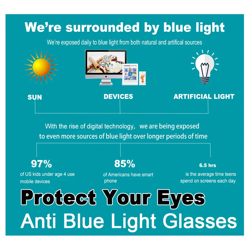 Anti Blue Rays Light Glasses Frame Women Men Blue Light Blocking Reduces Digital Eye Strain Optical Computer Gaming Eyewear
Anti Blue Rays Light Glasses Frame Women Men Blue Light Blocking Reduces Digital Eye Strain Optical Computer Gaming Eyewear